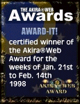 Akira Award 2/98