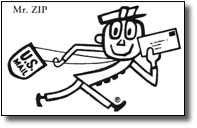 The original USPO Mr. Zip